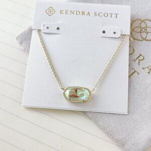 Elisa Gold Dichroic Glass Pendant Necklace - Kendra Scott